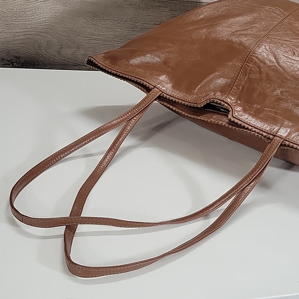 Latico for Anthropologie Brown Leather Tote Bag - Picture 5 of 12